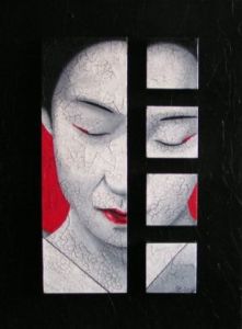 Voir le détail de cette oeuvre: geisha noire